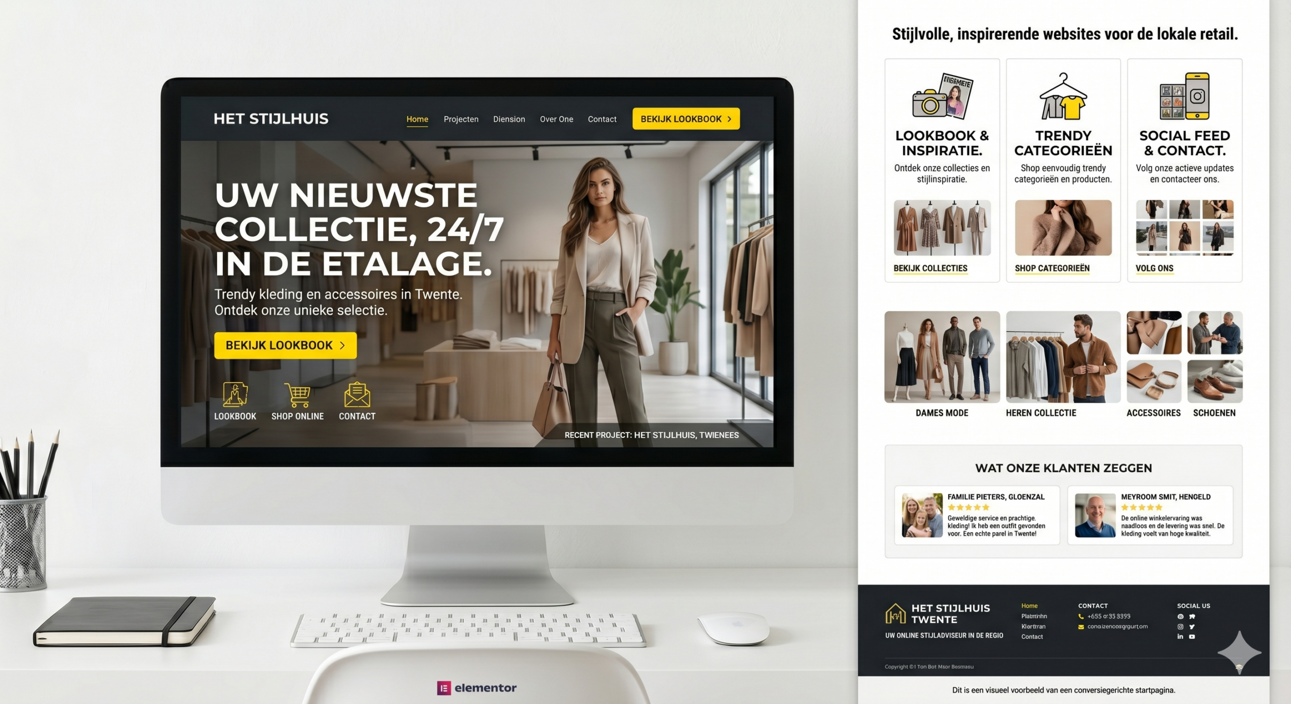 Mockup Retail Boetiek Webwinkel Twente